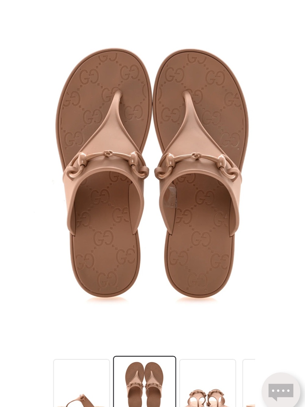 Gucci Horsebit Thong Sandals - Picture 4 of 4